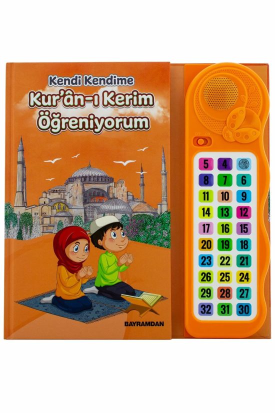 Kendi Kendime 10 Saat'de Kuran Öğreniyorum Sesli cihazlı kitap Turuncu